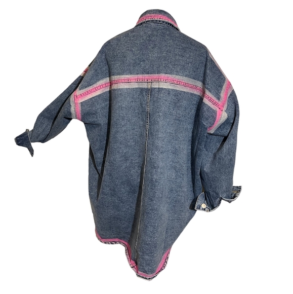 Oversize demin jacket - Picture 3 of 5